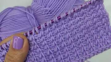 tunisian crochet knitting