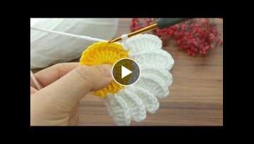 Wow very easy crochet daisy motif making