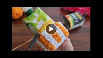 Wow!! super idea how to make eye catching crochet box 