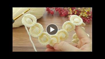 crochet hair band*very easy Tunisian crochet headband online tutorial