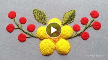 Decorative Hand Embroidery Idea With Cotton