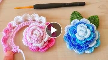 Knitting Crochet Rose 