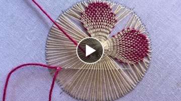 The most beautiful design ever|hand embroidery design video|kadhai design
