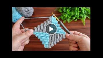 Super how to make eye catching crochet.Wonderful crochet motif knitting pattern.
