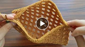 How to make a very useful crochet napkin holder